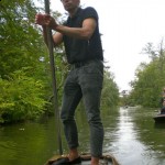 Moogieman messing about on a punt